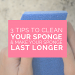 how to clean a sponge, microwave sponge, how to wash a sponge, how to disinfect a sponge, kitchen sponge hacks